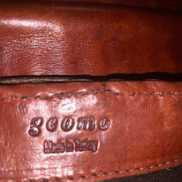 Geome made in Turkey woven strong leather bag - Picture 2 of 6